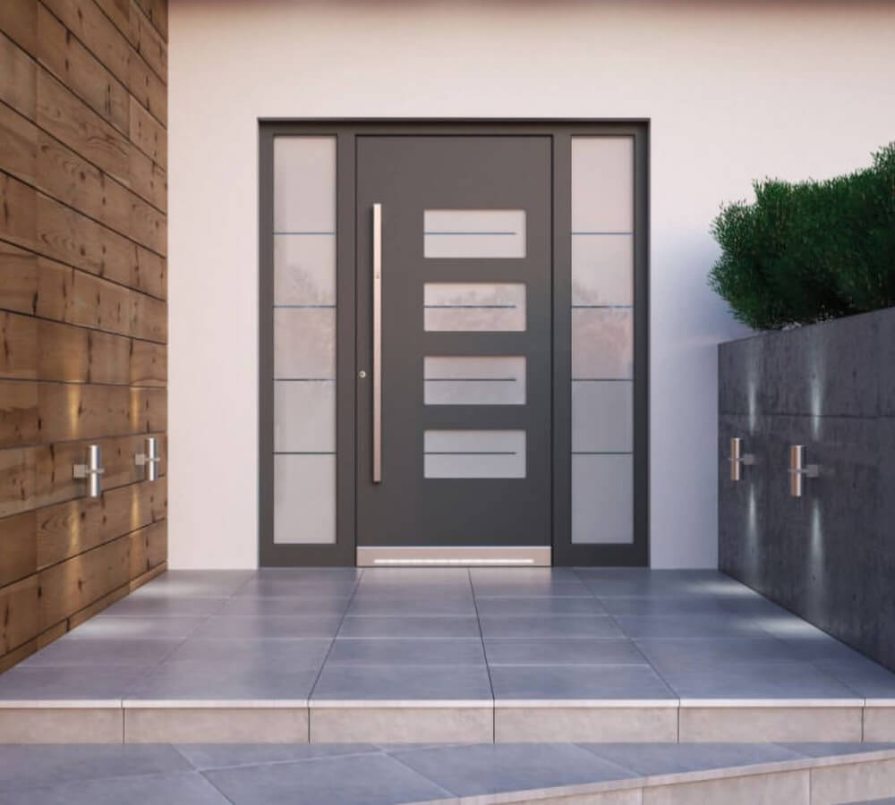 Kakovostna zunanja vrata iz aluminija inovativnih tehnologij in dizajna