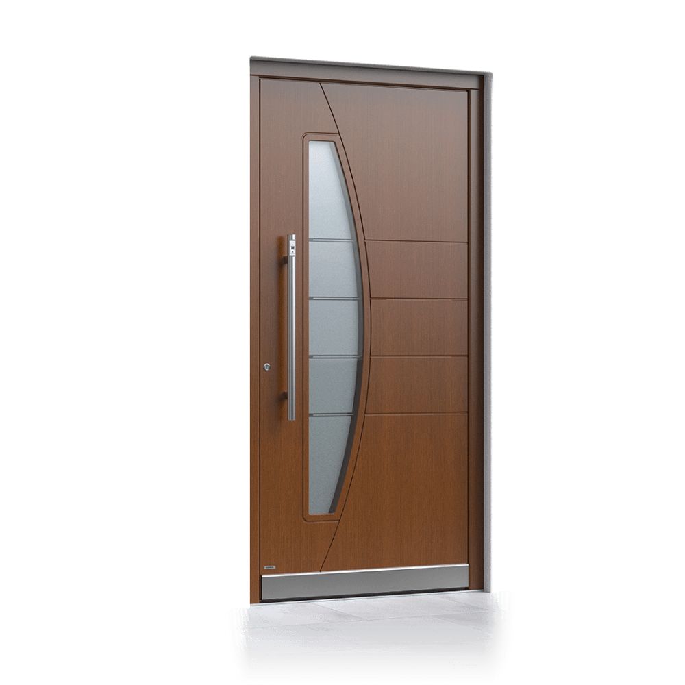 Premium macesen vhod rdeckasto rjava